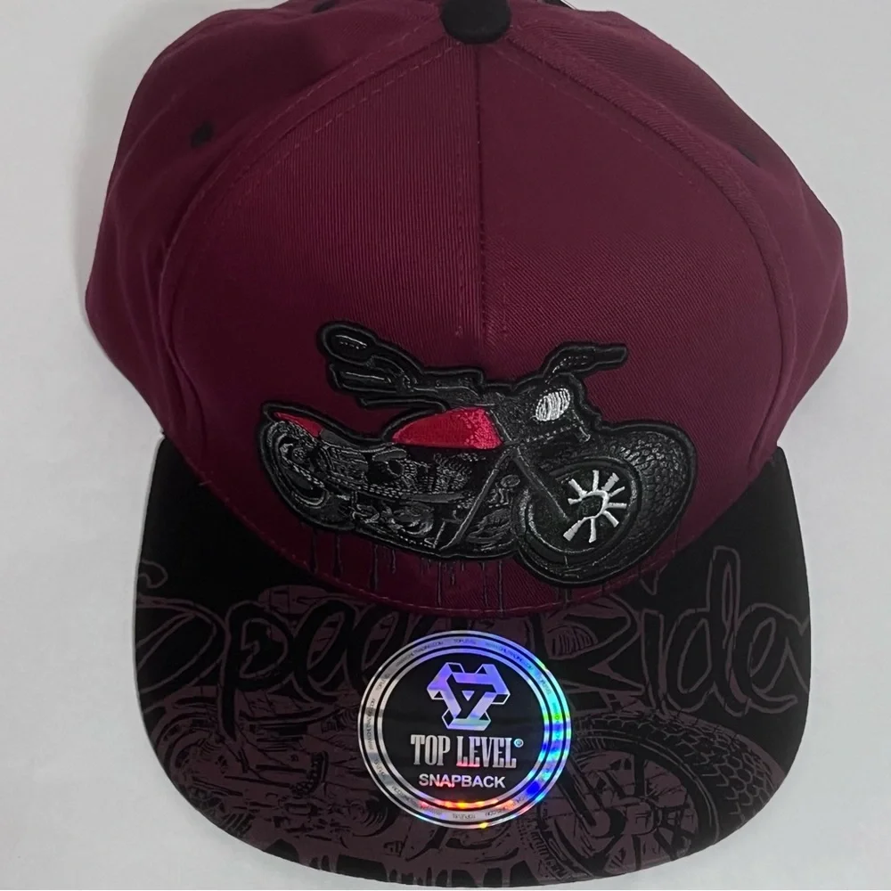 Top Level Motorcycle SnapBack Cap‎ - Picture 5 of 8